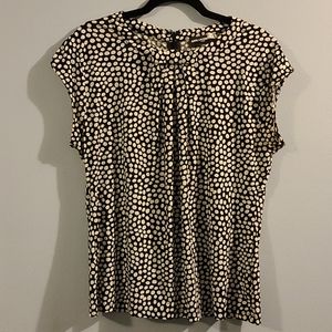 Karl Lagerfeld black and white blouse